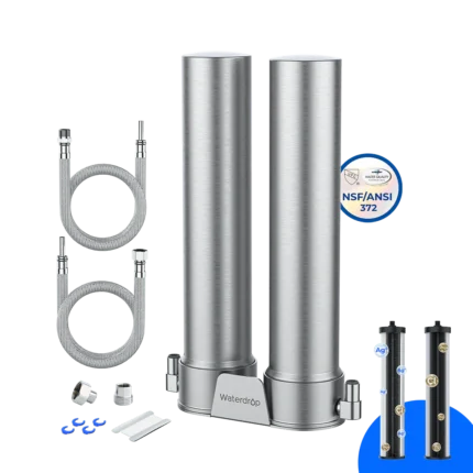 Waterdrop DST Stainless Steel Under Sink Water Filter System