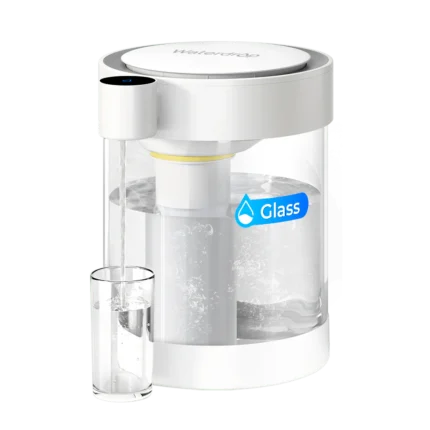 WD-ED12W Glass Electric Water Filter Dispenser - Instant Filtration for Soft Water