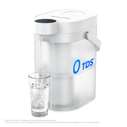 WD-ED05TW 0 TDS Countertop Water Filter Dispenser for Pure, Fresh Water